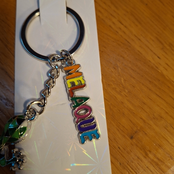I love Melaque Lizard Key Chain NIP - Picture 3 of 4